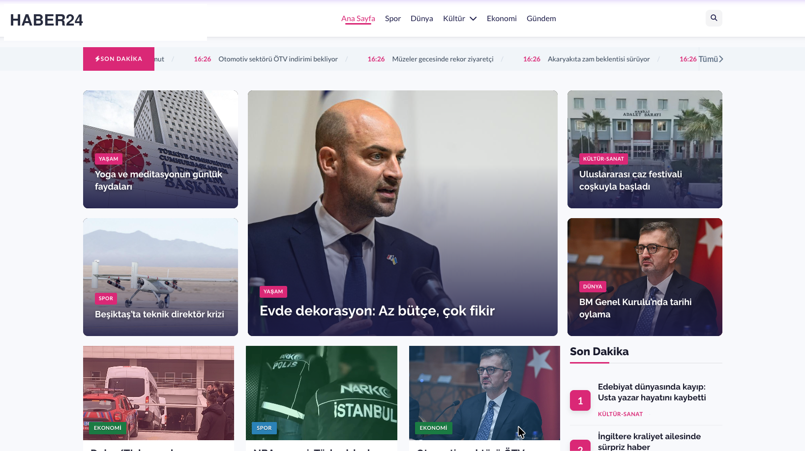 Magazin teması önizlemesi
